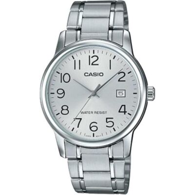 Casio Armbanduhr, Collection, Silber, Weiss, (44 mm) Casio Armbanduhr, Collection, Silber, Weiss, (44 mm)