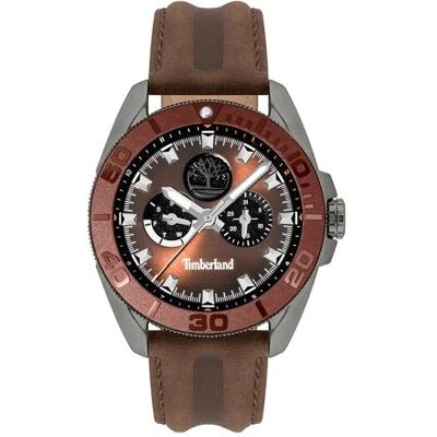 Timberland Armbanduhr, Outlet Uhr, Schwarz, Braun, Silber, (Analoguhr, 42 mm) Timberland Armbanduhr, Outlet Uhr, Schwarz, Braun, Silber, (Analoguhr, 42 mm)