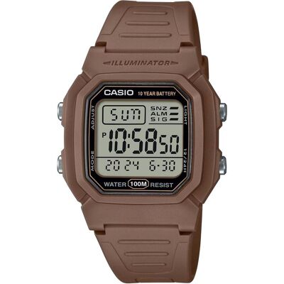 Casio Armbanduhr, Retro Vintage, Schwarz, Braun, (37 mm) Casio Armbanduhr, Retro Vintage, Schwarz, Braun, (37 mm)