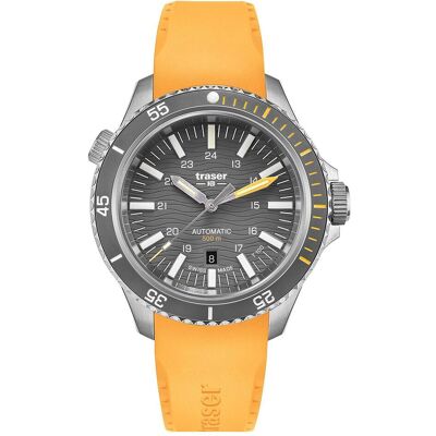 Traser, Armbanduhr, H3 110331 P67 Diver Automatik T100 Grey 46mm 50ATM, Grau, (Analoguhr, Swiss Made, 46 mm) Traser, Armbanduhr, H3 110331 P67 Diver Automatik T100 Grey 46mm 50ATM, Grau, (Analoguhr, Swiss Made, 46 mm)