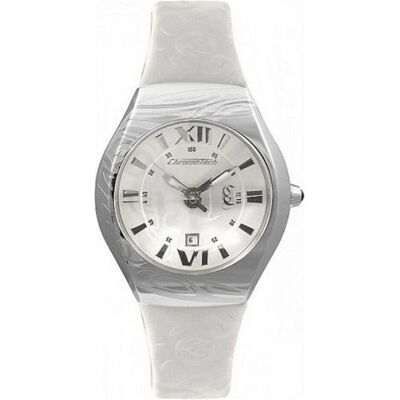 Chronotech, Armbanduhr, Herrenuhr CT7694M-02 (Ø 43 mm), Silber, Weiss, (Chronograph, 43 mm) Chronotech, Armbanduhr, Herrenuhr CT7694M-02 (Ø 43 mm), Silber, Weiss, (Chronograph, 43 mm)
