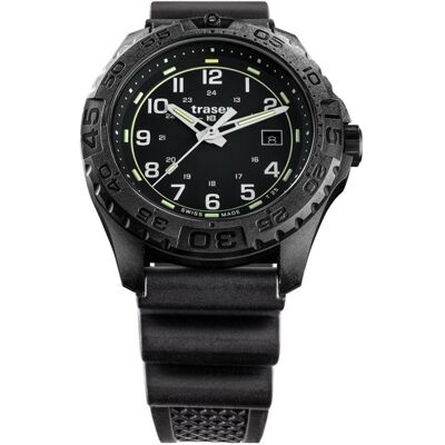 Traser, Armbanduhr, 108672, Schwarz, (Swiss Made, 44 mm) Traser, Armbanduhr, 108672, Schwarz, (Swiss Made, 44 mm)