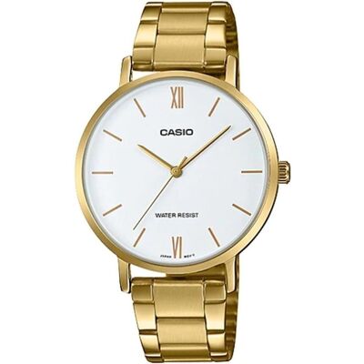Casio Armbanduhr, Enticer Lady, Gold, (Analoguhr, 34 mm) Casio Armbanduhr, Enticer Lady, Gold, (Analoguhr, 34 mm)