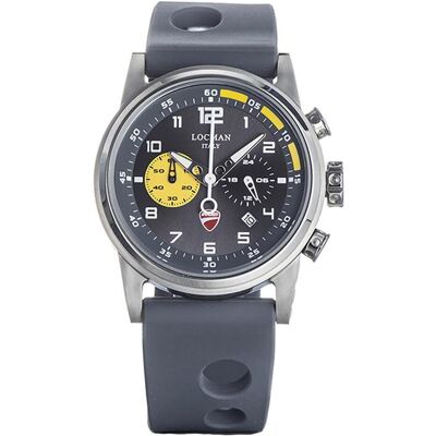 Locman, Armbanduhr, Italy Herrenuhr Ducati Chrono Ref. D105A07S, Grau, (Chronograph, 42 mm) Locman, Armbanduhr, Italy Herrenuhr Ducati Chrono Ref. D105A07S, Grau, (Chronograph, 42 mm)