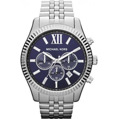 Michael Kors, Armbanduhr, Laikrodis M??SKI Lexington MK8280 + BOX, Silber, (Gangreserveanzeige) Michael Kors, Armbanduhr, Laikrodis M??SKI Lexington MK8280 + BOX, Silber, (Gangreserveanzeige)