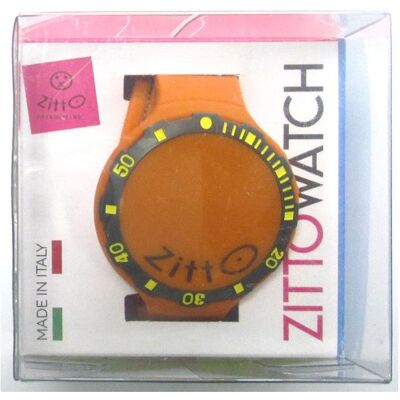 Zitto, Armbanduhr, Uhr Aktiv Silikon Zifferblatt, Orange, (36 mm) Zitto, Armbanduhr, Uhr Aktiv Silikon Zifferblatt, Orange, (36 mm)