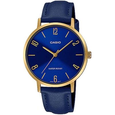 Casio Armbanduhr, LTP-VT01GL-2B, Blau, (Analoguhr, 34 mm) Casio Armbanduhr, LTP-VT01GL-2B, Blau, (Analoguhr, 34 mm)