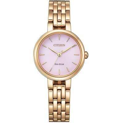Citizen Armbanduhr, EM0993-82X Eco-Drive Elegance Damen 28mm 5ATM, Pink, (Analoguhr, 28 mm) Citizen Armbanduhr, EM0993-82X Eco-Drive Elegance Damen 28mm 5ATM, Pink, (Analoguhr, 28 mm)