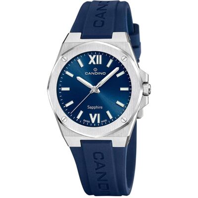 Candino, Armbanduhr, Lady Casual, Blau, Türkis, Silber, (Analoguhr, 33.50 mm) Candino, Armbanduhr, Lady Casual, Blau, Türkis, Silber, (Analoguhr, 33.50 mm)