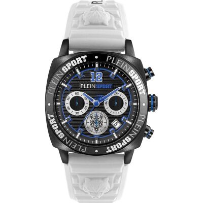Plein Sport, Armbanduhr, PSGBA0823 Wildcat Chronograph 40mm 5ATM, Weiss, (Analoguhr, 40 mm) Plein Sport, Armbanduhr, PSGBA0823 Wildcat Chronograph 40mm 5ATM, Weiss, (Analoguhr, 40 mm)