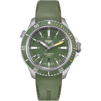Traser, Armbanduhr, P67 Diver Automatic, Grün, (Analoguhr, 46 mm) Traser, Armbanduhr, P67 Diver Automatic, Grün, (Analoguhr, 46 mm)