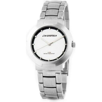Chronotech, Armbanduhr, Damenuhr CT6451-03M (Ø 35 mm), Silber, (35 mm) Chronotech, Armbanduhr, Damenuhr CT6451-03M (Ø 35 mm), Silber, (35 mm)
