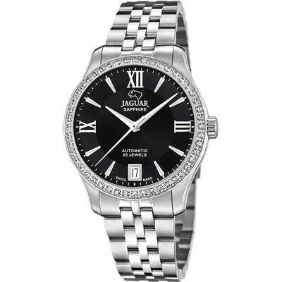 Jaguar, Armbanduhr, Automatik, Schwarz, Silber, (Analoguhr, 34 mm) Jaguar, Armbanduhr, Automatik, Schwarz, Silber, (Analoguhr, 34 mm)