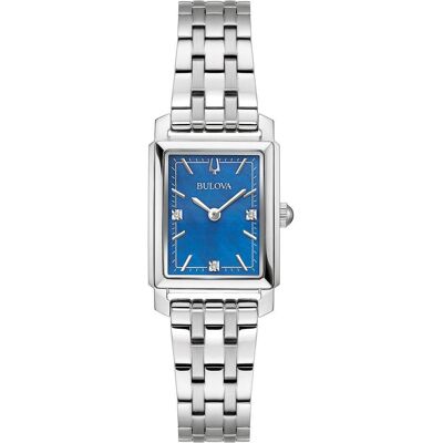 Bulova, Armbanduhr, 96P245 Sutton Damenuhr 21mm 3ATM, Silber, (Analoguhr, 21 mm) Bulova, Armbanduhr, 96P245 Sutton Damenuhr 21mm 3ATM, Silber, (Analoguhr, 21 mm)