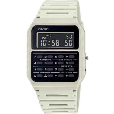Casio Armbanduhr, CA53W-1, Weiss, (Chronograph, 43.20 mm) Casio Armbanduhr, CA53W-1, Weiss, (Chronograph, 43.20 mm)