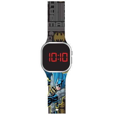 Accutime, Armbanduhr, LED-Kinderuhr Batman (schwarz), Digitaluhr mit LED-Anzeige für Uhrzeit und Datum, Weiche..., Schwarz, (Digitaluhr, 38 mm) Accutime, Armbanduhr, LED-Kinderuhr Batman (schwarz), Digitaluhr mit LED-Anzeige für Uhrzeit und Datum, Weiche..., Schwarz, (Digitaluhr, 38 mm)