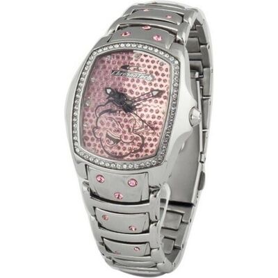 Chronotech, Armbanduhr, Damenuhr CT7896LS-87M (Ø 33 mm), Rosa, Silber, (33 mm) Chronotech, Armbanduhr, Damenuhr CT7896LS-87M (Ø 33 mm), Rosa, Silber, (33 mm)