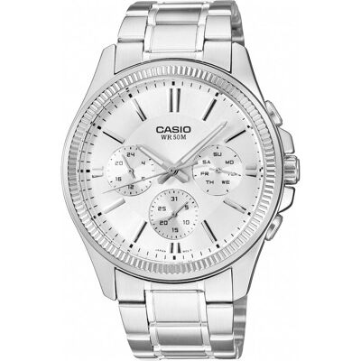 Casio Armbanduhr, Collection, Silber, Grau, (42 mm) Casio Armbanduhr, Collection, Silber, Grau, (42 mm)