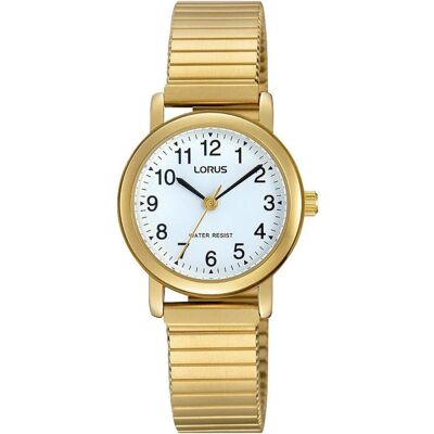 Lorus, Armbanduhr, RRX04HX9, Gold, Weiss, (Analoguhr, 26 mm) Lorus, Armbanduhr, RRX04HX9, Gold, Weiss, (Analoguhr, 26 mm)