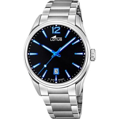 Lotus Armbanduhr, 18692/6 Edelstahlarmband, Silber, Schwarz, Blau, (Analoguhr, 42 mm) Lotus Armbanduhr, 18692/6 Edelstahlarmband, Silber, Schwarz, Blau, (Analoguhr, 42 mm)