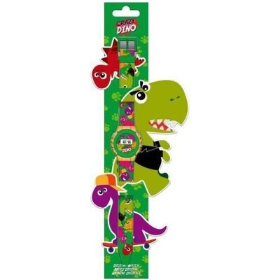 Kids Euroswan, Armbanduhr, Children's Euroswan KE02 ECO digital watch (without film) Crazy Dino KL11304, Mehrfarbig, (Digitaluhr) Kids Euroswan, Armbanduhr, Children's Euroswan KE02 ECO digital watch (without film) Crazy Dino KL11304, Mehrfarbig, (Digitaluhr)