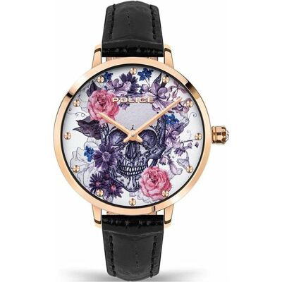 Police, Armbanduhr, Ladies' Watch PL16032MSR-01 (Ø 36 mm), Gold, Mehrfarbig, Schwarz, (Analoguhr, 36 mm) Police, Armbanduhr, Ladies' Watch PL16032MSR-01 (Ø 36 mm), Gold, Mehrfarbig, Schwarz, (Analoguhr, 36 mm)