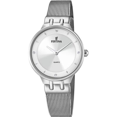 Festina, Armbanduhr, Classic Bracelet 20597/1 (L), Silber, (Analoguhr, 30.50 mm) Festina, Armbanduhr, Classic Bracelet 20597/1 (L), Silber, (Analoguhr, 30.50 mm)