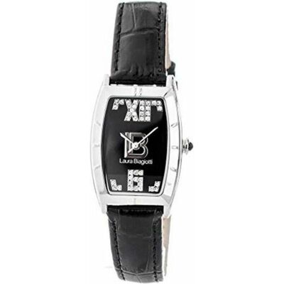 Laura Biagiotti, Armbanduhr, Damenuhr LB0010L-01 (Ø 23 mm), Schwarz, Silber, (Analoguhr, 23 mm) Laura Biagiotti, Armbanduhr, Damenuhr LB0010L-01 (Ø 23 mm), Schwarz, Silber, (Analoguhr, 23 mm)
