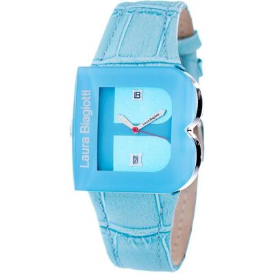 Laura Biagiotti, Armbanduhr, Damenuhr LB0037L-05 (Ø 33 mm), Silber, Blau, (33 mm) Laura Biagiotti, Armbanduhr, Damenuhr LB0037L-05 (Ø 33 mm), Silber, Blau, (33 mm)