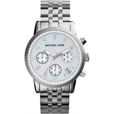 Michael Kors, Armbanduhr, Bryant, Mehrfarbig, Silber, (Analoguhr, Chronograph, 36 mm) Michael Kors, Armbanduhr, Bryant, Mehrfarbig, Silber, (Analoguhr, Chronograph, 36 mm)
