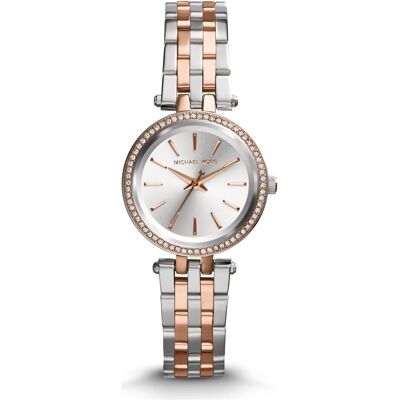 Michael Kors, Armbanduhr, Petite Darci, Silber, (Analoguhr, 26 mm) Michael Kors, Armbanduhr, Petite Darci, Silber, (Analoguhr, 26 mm)