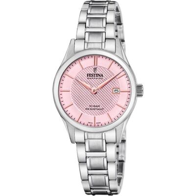 Festina, Armbanduhr, F20068/3, Gold, Silber, (Analoguhr, 29 mm) Festina, Armbanduhr, F20068/3, Gold, Silber, (Analoguhr, 29 mm)