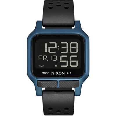 Nixon, Armbanduhr, Armbanduhr Heat Surplus 38 mm, Schwarz, Blau, (Digitaluhr, 38 mm) Nixon, Armbanduhr, Armbanduhr Heat Surplus 38 mm, Schwarz, Blau, (Digitaluhr, 38 mm)