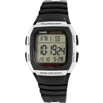 Casio Armbanduhr, W-96H-1AVDF Unisex, Grau, Schwarz, (Digitaluhr, 40 mm) Casio Armbanduhr, W-96H-1AVDF Unisex, Grau, Schwarz, (Digitaluhr, 40 mm)