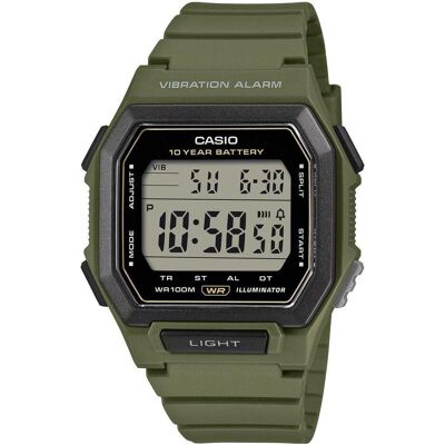 Casio Armbanduhr, W-738H-3AVEF, Schwarz, Grün, Grau, (Digitaluhr, 47 mm) Casio Armbanduhr, W-738H-3AVEF, Schwarz, Grün, Grau, (Digitaluhr, 47 mm)