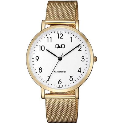 Q&Q, Armbanduhr, Analogovà hodinky QA20J054, Silber, Gold, (39 mm) Q&Q, Armbanduhr, Analogovà hodinky QA20J054, Silber, Gold, (39 mm)