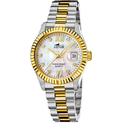 Lotus Armbanduhr, 18931/1, Gold, Silber, (32.50 mm) Lotus Armbanduhr, 18931/1, Gold, Silber, (32.50 mm)