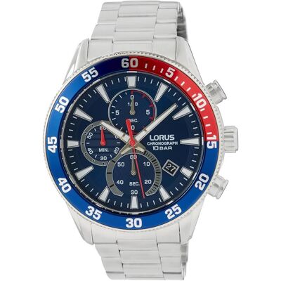 Lorus, Armbanduhr, Sport, Blau, (Chronograph, 45 mm) Lorus, Armbanduhr, Sport, Blau, (Chronograph, 45 mm)