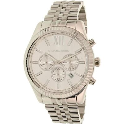 Michael Kors, Armbanduhr, Lexington MK8405, Silber, (45 mm) Michael Kors, Armbanduhr, Lexington MK8405, Silber, (45 mm)