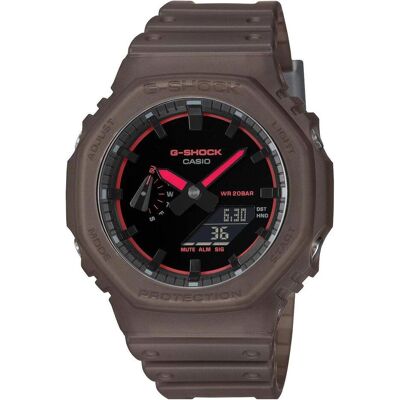 Casio Armbanduhr, GA-2100K-5AER, Schwarz, Braun, (Analoguhr, Chronograph, 48.50 mm) Casio Armbanduhr, GA-2100K-5AER, Schwarz, Braun, (Analoguhr, Chronograph, 48.50 mm)