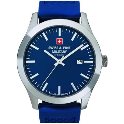 Swiss Alpine Military, Armbanduhr, 7055.1835, Blau, (Swiss Made, 43 mm) Swiss Alpine Military, Armbanduhr, 7055.1835, Blau, (Swiss Made, 43 mm)