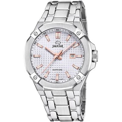 Jaguar, Armbanduhr, Executive, Silber, (Analoguhr, Chronograph, 44 mm) Jaguar, Armbanduhr, Executive, Silber, (Analoguhr, Chronograph, 44 mm)