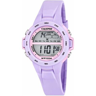 Calypso, Armbanduhr, Junior, Violett, Pink, Rosa, (39 mm) Calypso, Armbanduhr, Junior, Violett, Pink, Rosa, (39 mm)