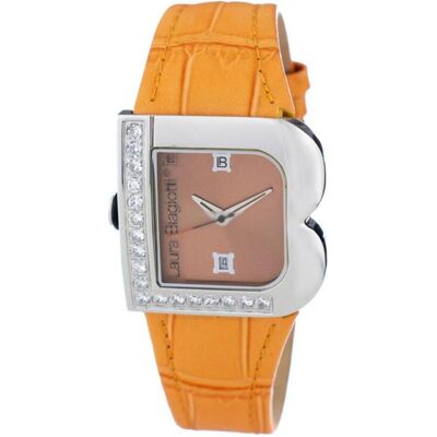 Laura Biagiotti, Armbanduhr, Damenuhr LB0001L-06Z (Ø 33 mm), Silber, Orange, (33 mm) Laura Biagiotti, Armbanduhr, Damenuhr LB0001L-06Z (Ø 33 mm), Silber, Orange, (33 mm)