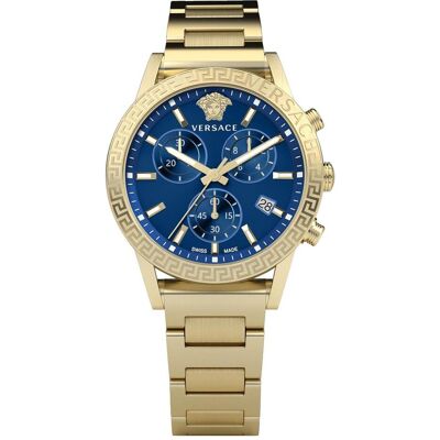 Versace, Armbanduhr, VEKB00722 Sport Tech Lady Chronograph Damenuhr 40mm 5ATM, Gold, (Sportuhr, 40 mm) Versace, Armbanduhr, VEKB00722 Sport Tech Lady Chronograph Damenuhr 40mm 5ATM, Gold, (Sportuhr, 40 mm)