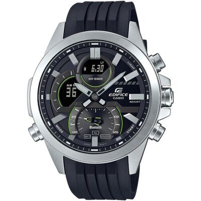 Casio Armbanduhr, Edifice - ECB-30P-1AEF, Schwarz, Silber, (Analoguhr, Digitaluhr, 49 mm) Casio Armbanduhr, Edifice - ECB-30P-1AEF, Schwarz, Silber, (Analoguhr, Digitaluhr, 49 mm)
