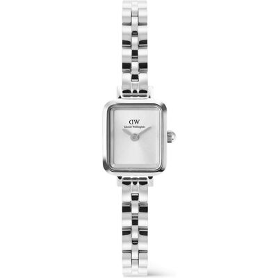 Daniel Wellington, Armbanduhr, - Quadro Mini 15.4x18.2 Arch 3-Link White Sunray Silver DW00100844, Silber, (Analoguhr, 15.40 mm) Daniel Wellington, Armbanduhr, - Quadro Mini 15.4x18.2 Arch 3-Link White Sunray Silver DW00100844, Silber, (Analoguhr, 15.40 mm)