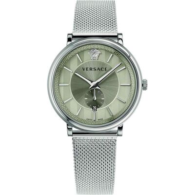 Versace, Armbanduhr, VBQ060017, Silber, Gold, Grau, Beige, (Analoguhr, 42 mm) Versace, Armbanduhr, VBQ060017, Silber, Gold, Grau, Beige, (Analoguhr, 42 mm)