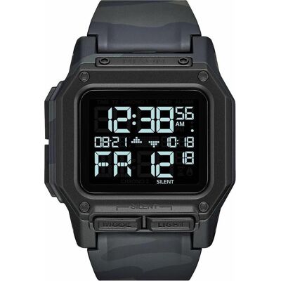 Nixon, Armbanduhr, uhr regulus, Schwarz, Silber, (42 mm) Nixon, Armbanduhr, uhr regulus, Schwarz, Silber, (42 mm)
