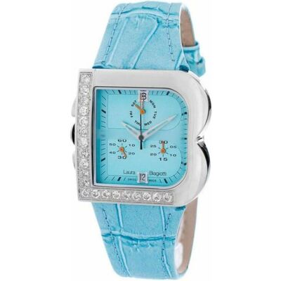 Laura Biagiotti, Armbanduhr, Damenuhr LB0002L-AD (Ø 33 mm), Silber, Blau, (33 mm) Laura Biagiotti, Armbanduhr, Damenuhr LB0002L-AD (Ø 33 mm), Silber, Blau, (33 mm)